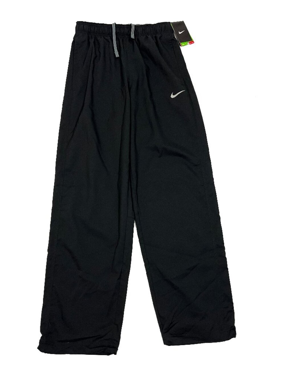 Nike NEW NWT Wide Leg Dri Fit Black Elastic Waist Pants Mens S